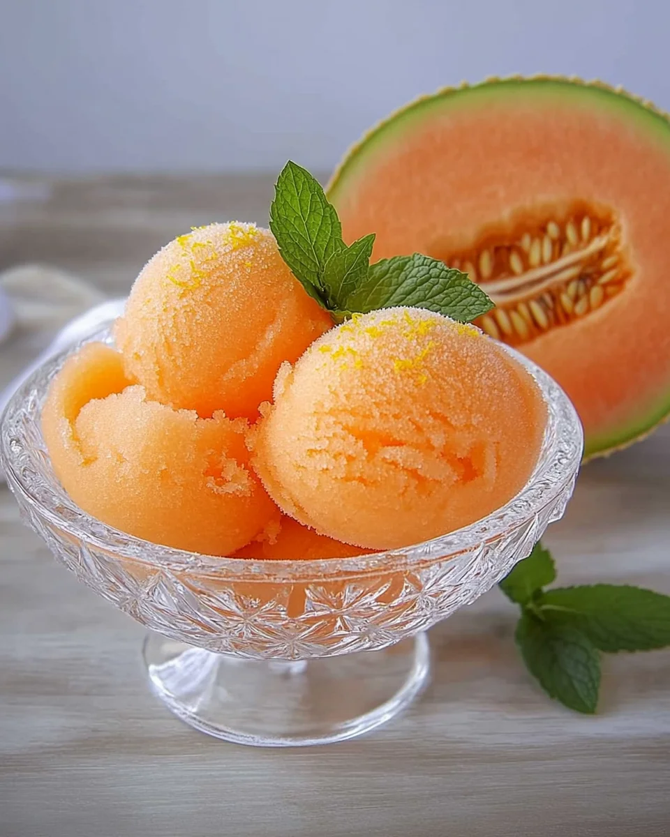 sorbet au melon