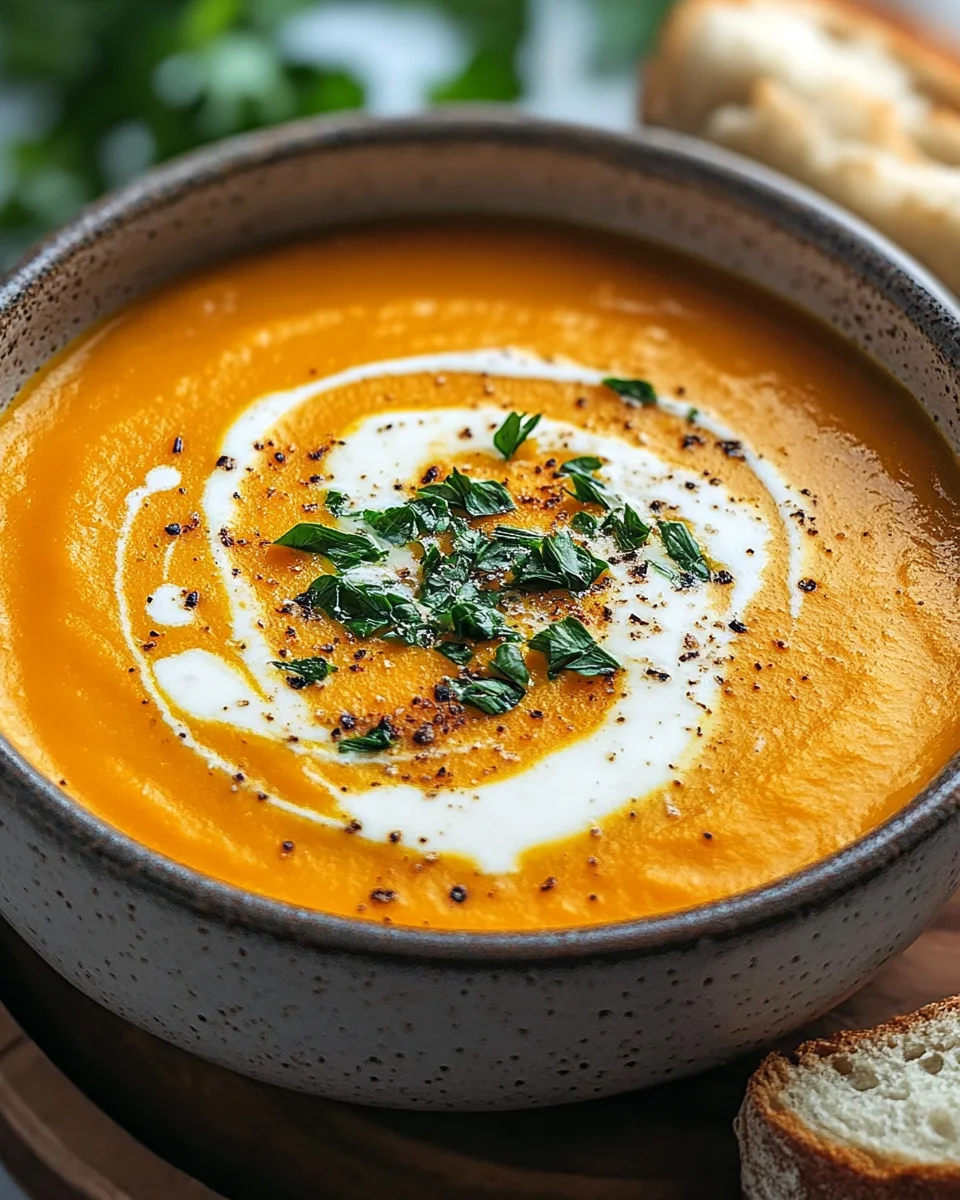 Soupe Crémeuse à la Patate Douce : La Recette Réconfortante et Facile