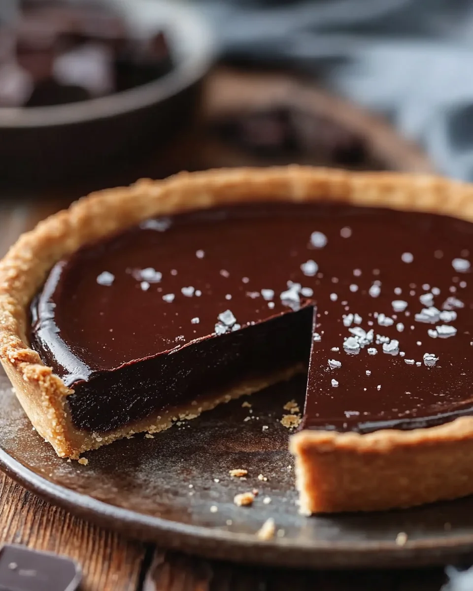 Tarte au Chocolat Noir