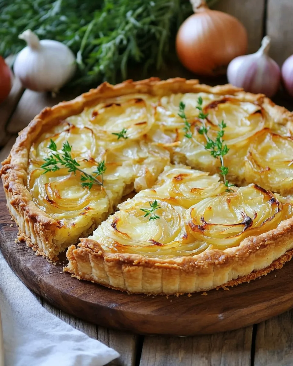 tarte à l'oignon