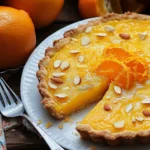 tarte à l'orange et aux amandes