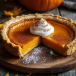 Tarte sucrée à la citrouille