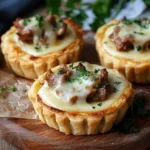 Tartelettes à la viande de veau et la béchamel