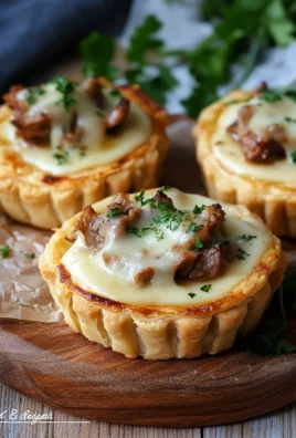 Tartelettes à la viande de veau et la béchamel