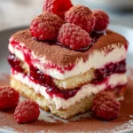 Tiramisu aux Framboises – Recette Facile, Crémeuse et Gourmande