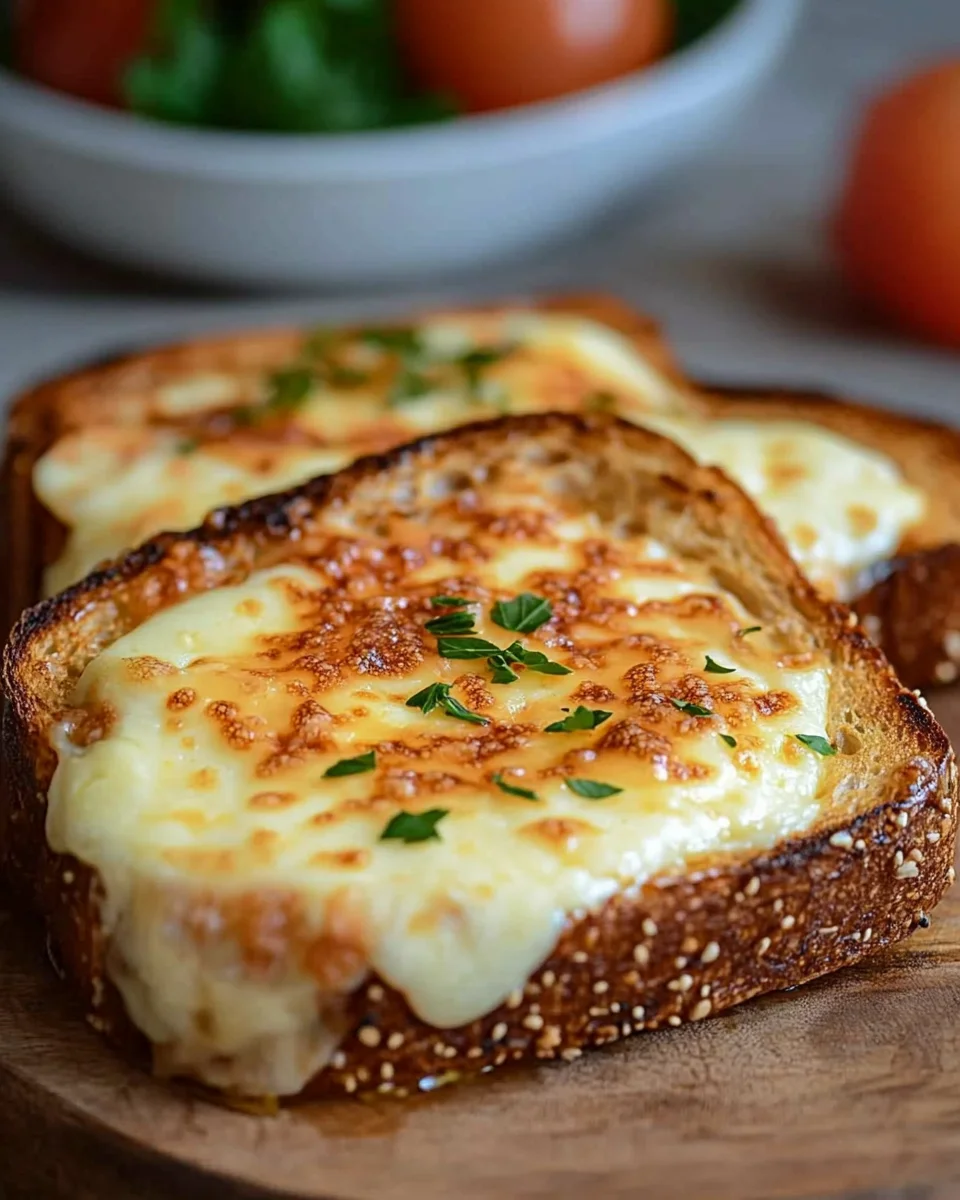 Toast au Fromage Sans Gluten à la Friteuse à Air