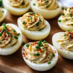 Œufs Farcis au Thon et aux Épices Douces