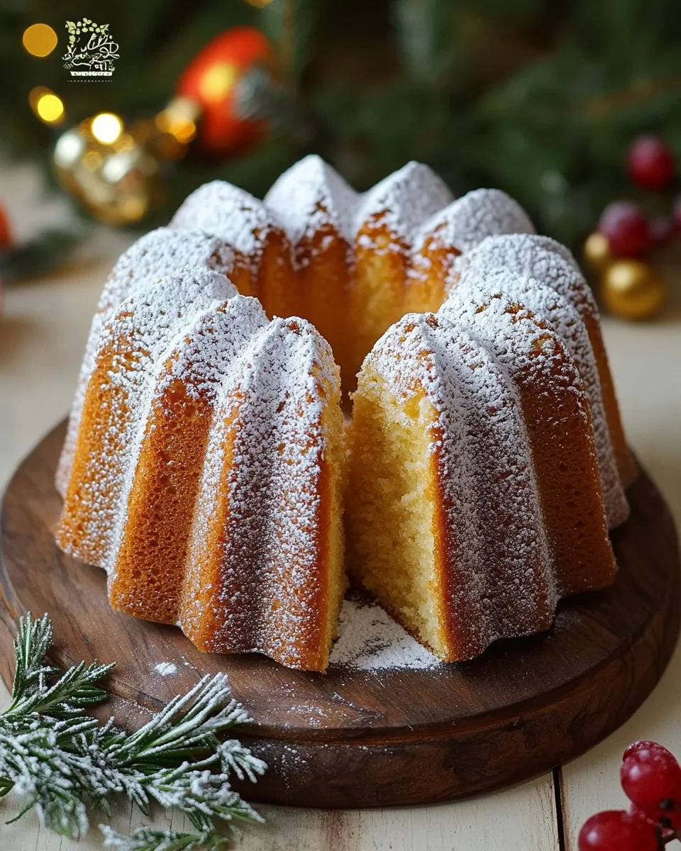Un gâteau moelleux inspiré du célèbre pandoro italien